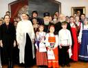 Патриарх Ириней принял детский хор из России.